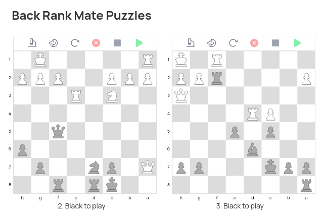 chess puzzles printable pdf mode